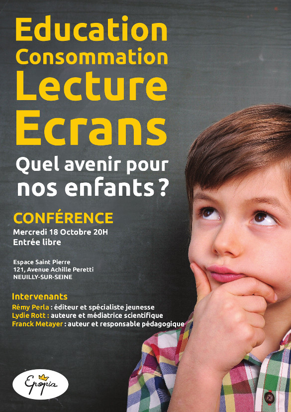 Affiche conférence Epopia — Neuilly